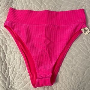 Aerie Ribbed Shine Bikini Bottoms